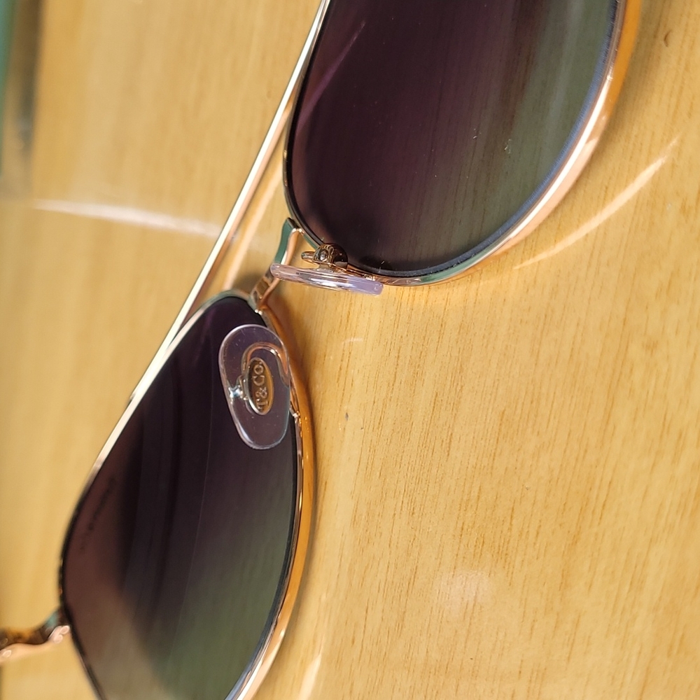 NEW π―% AUTHENTIC AVIATOR TIFFANY&CO. SUNGLASSES πΆπππ - Picture 6 of 8
